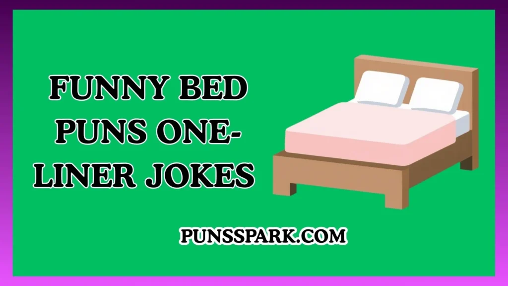 Funny Bed Puns One-Liner Jokes – Short & Funny Bed Puns Jokes
