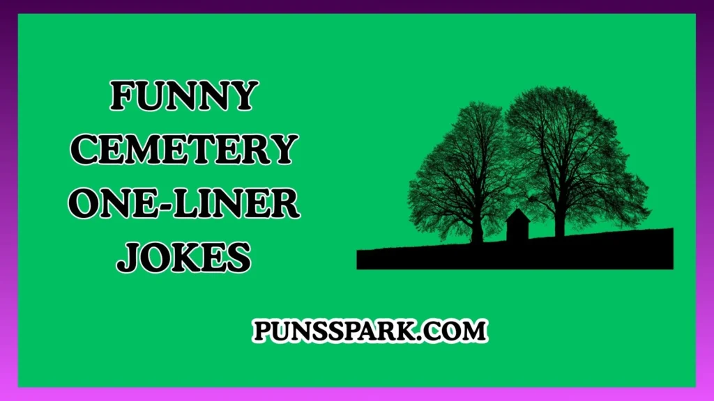 Funny Cemetery One-Liner Jokes – Short & Funny Cemetery Jokes