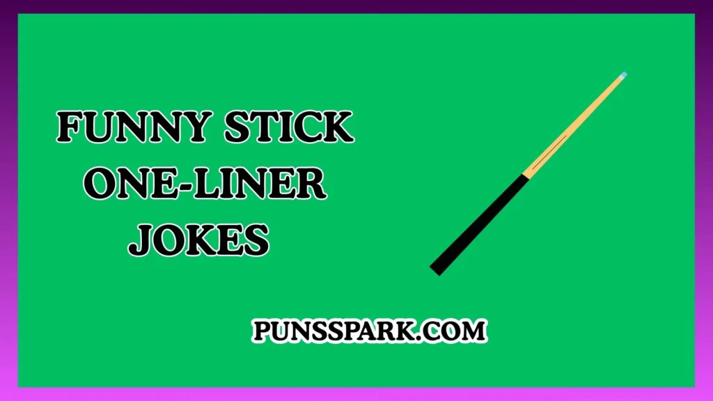 Funny Stick One-Liner Jokes – Short & Funny Stick Jokes