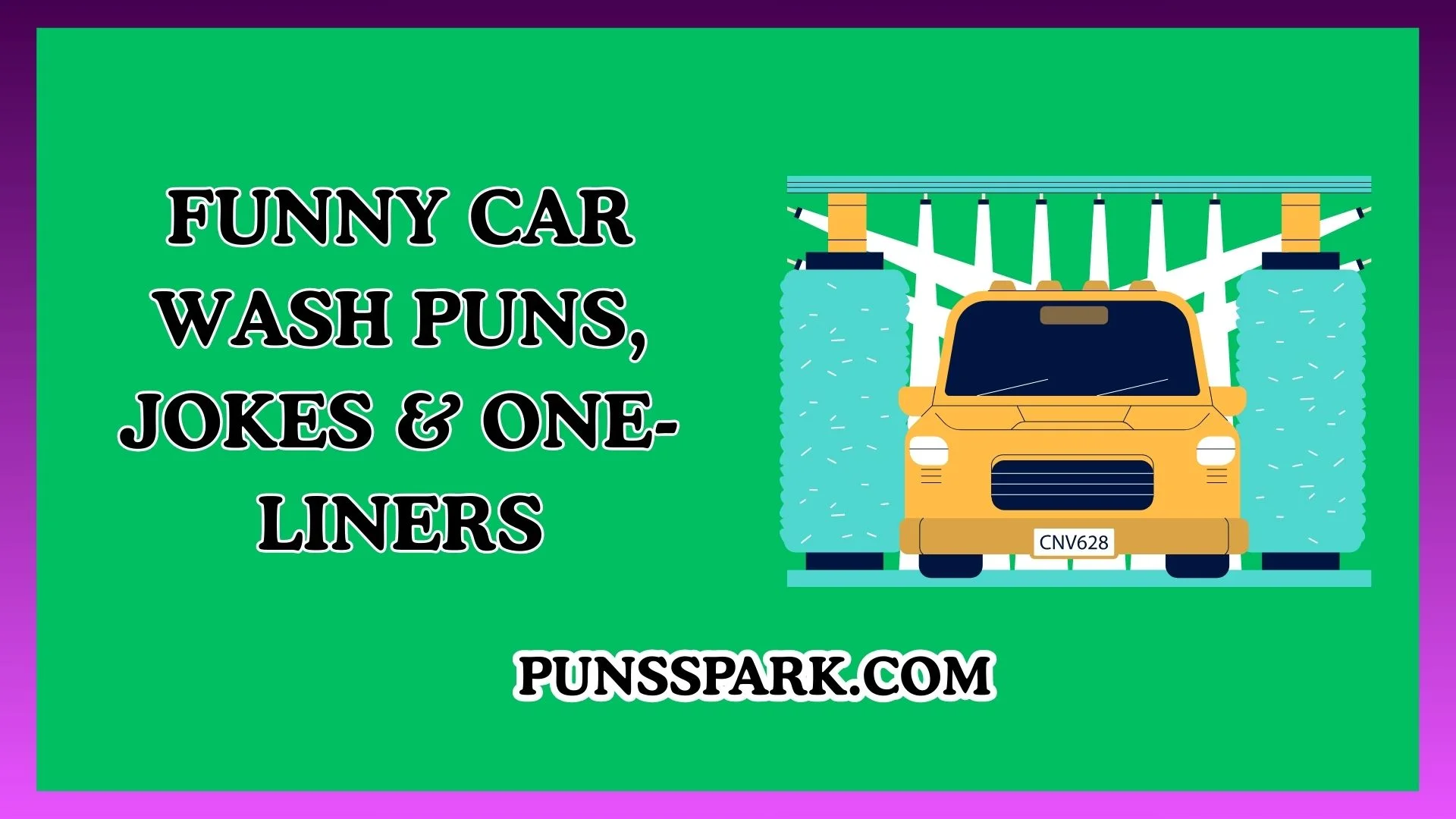 Funny Car Wash Puns, Jokes & One-Liners