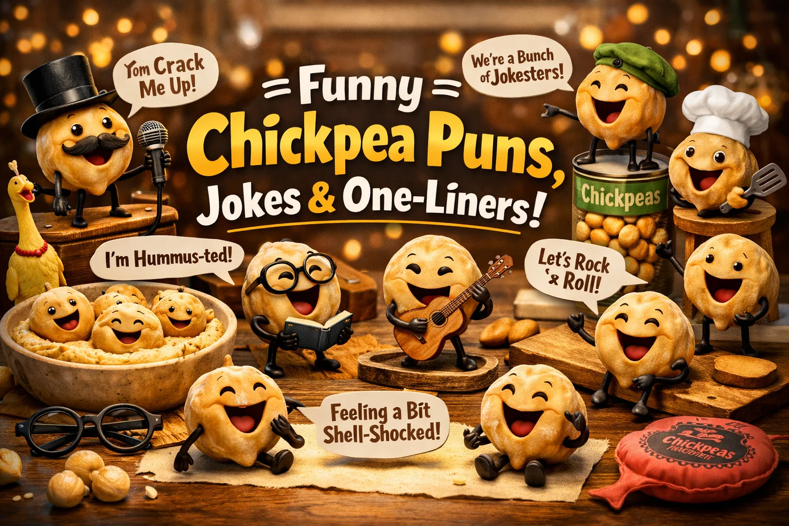 Funny Chickpea Puns, Jokes & One-Liners