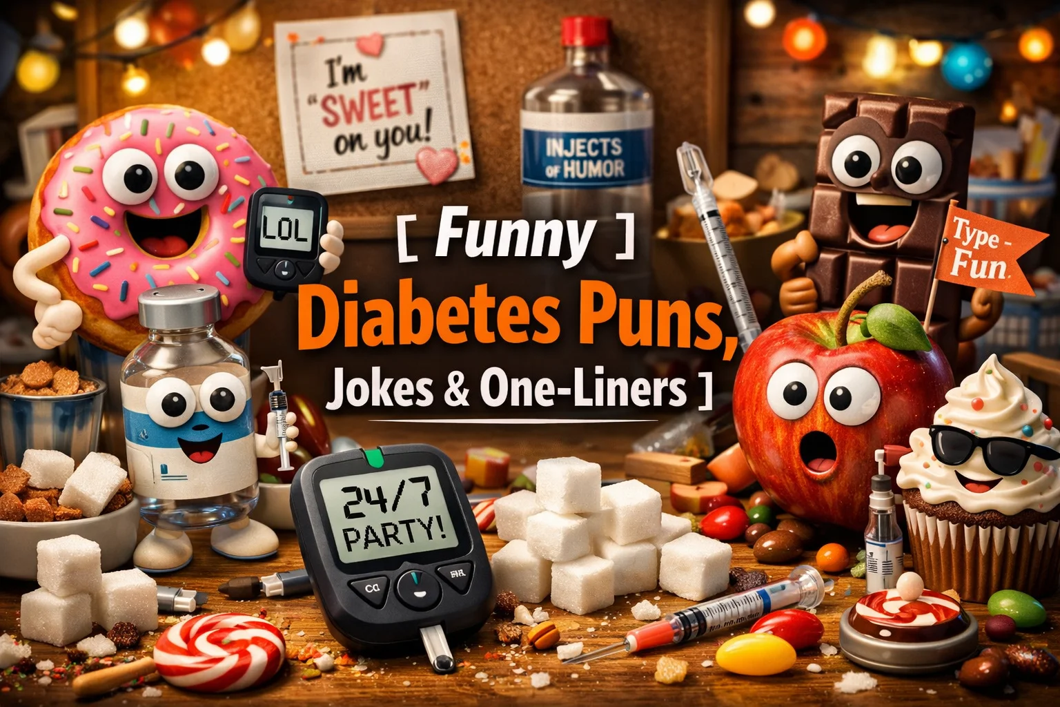 Funny Diabetes Puns, Jokes & One-Liners