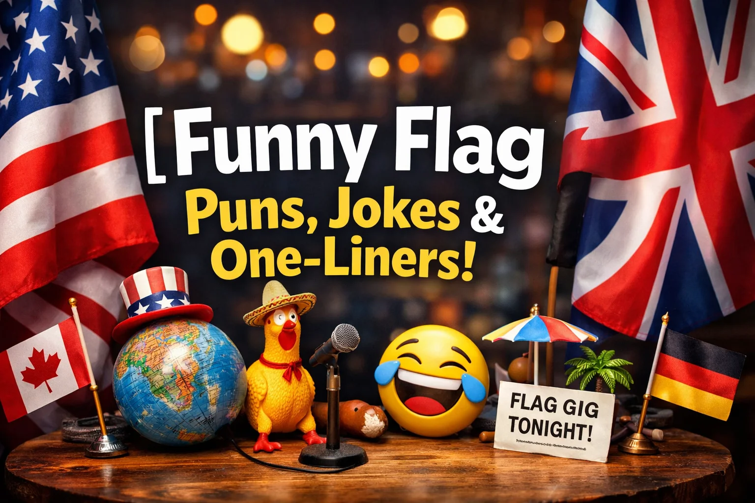 Funny Flag Puns, Jokes & One-Liners