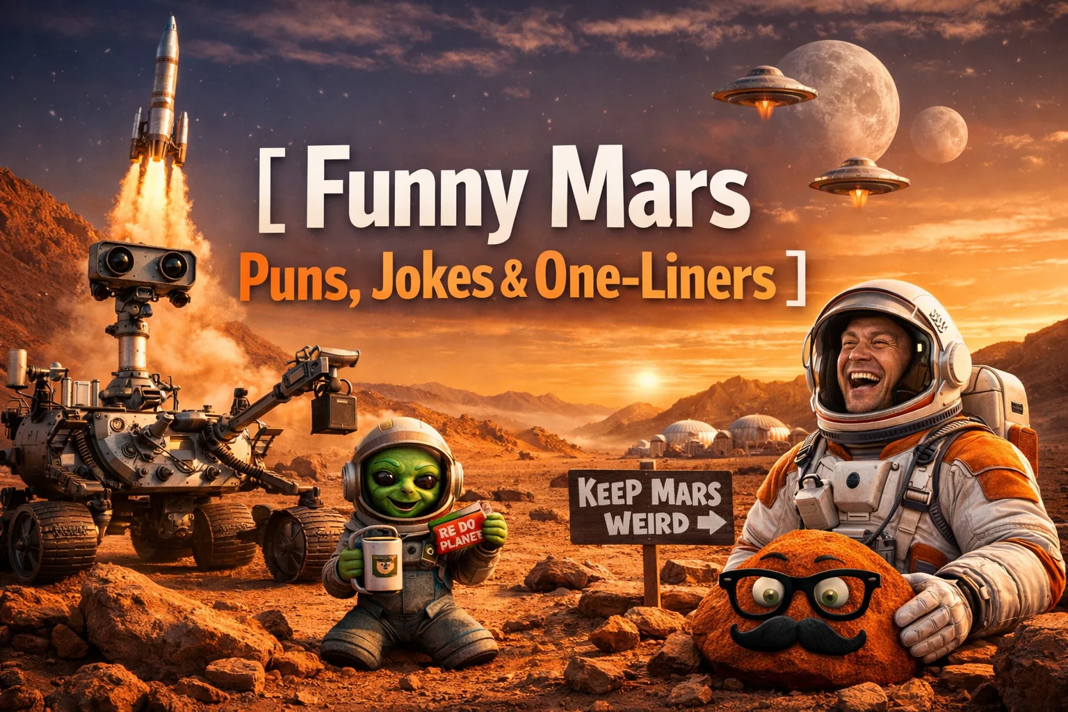 Funny Mars Puns, Jokes & One-Liners