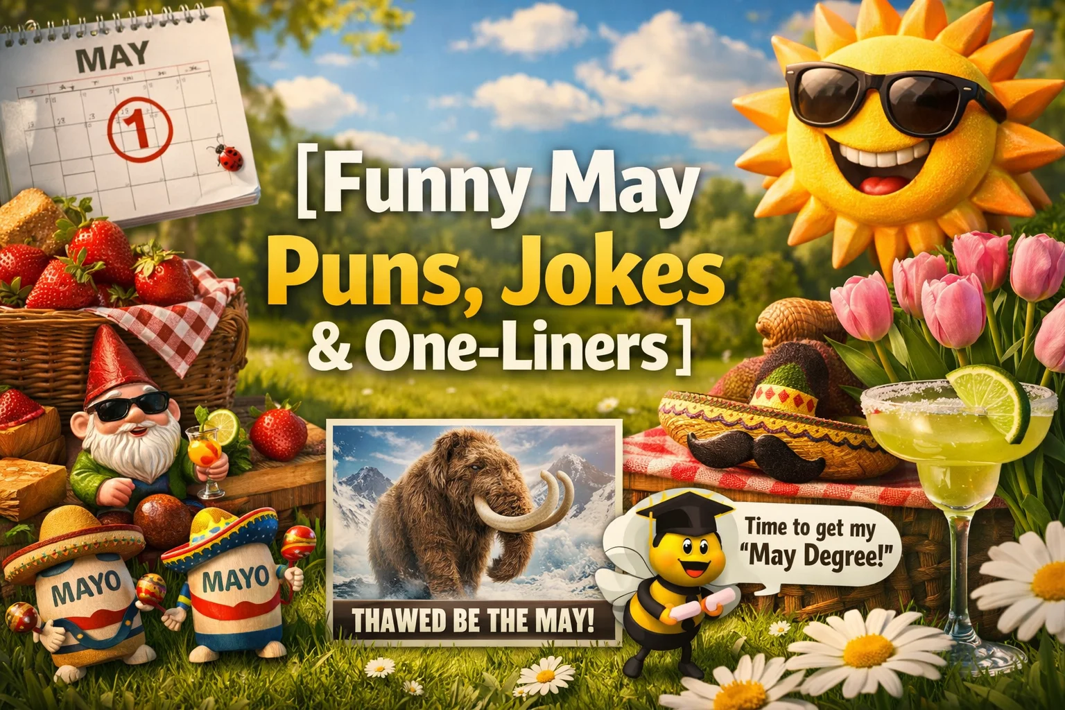 Funny May Puns, Jokes & One-Liners