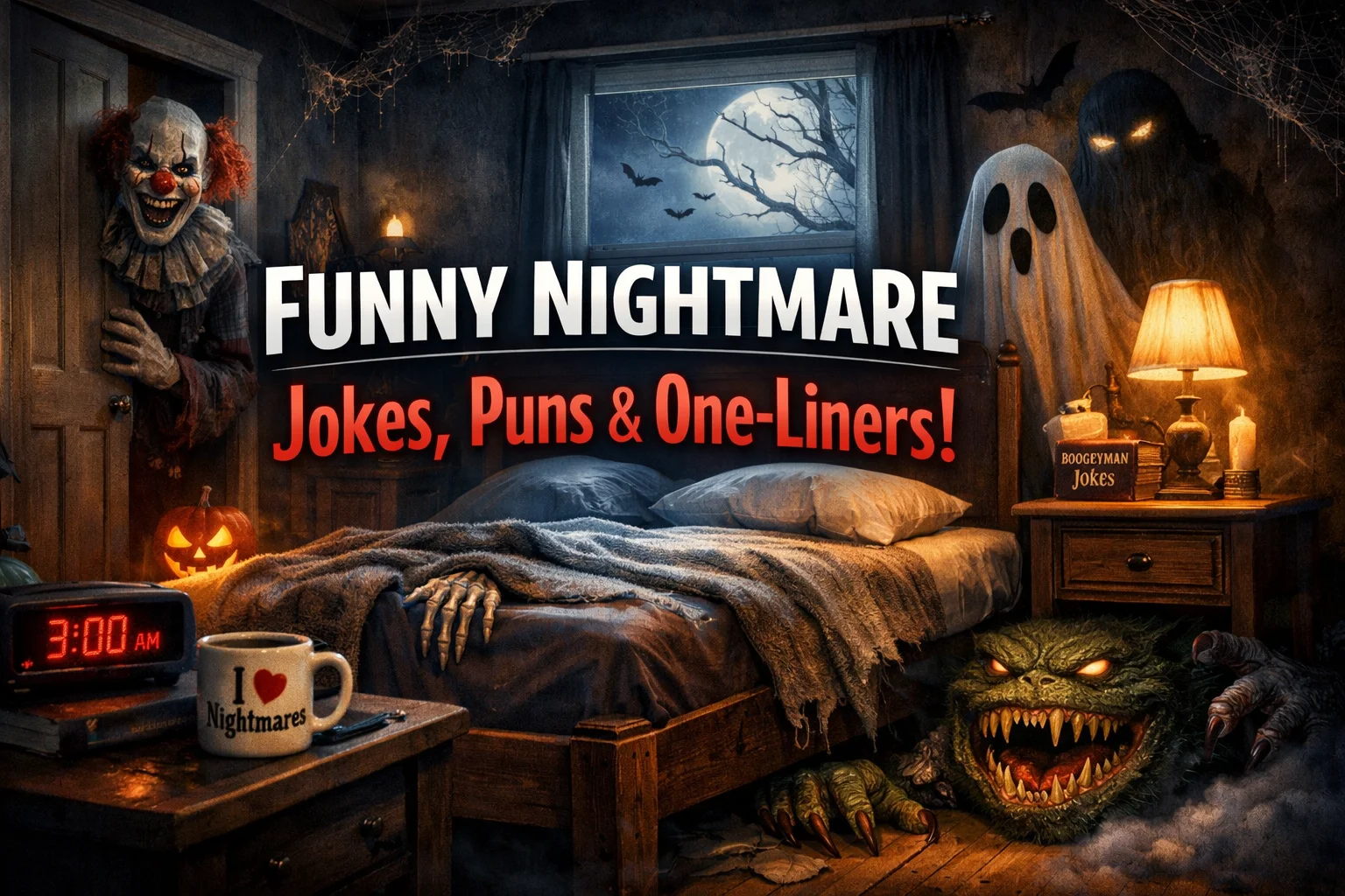 Funny Nightmare Jokes, Puns & One-Liners