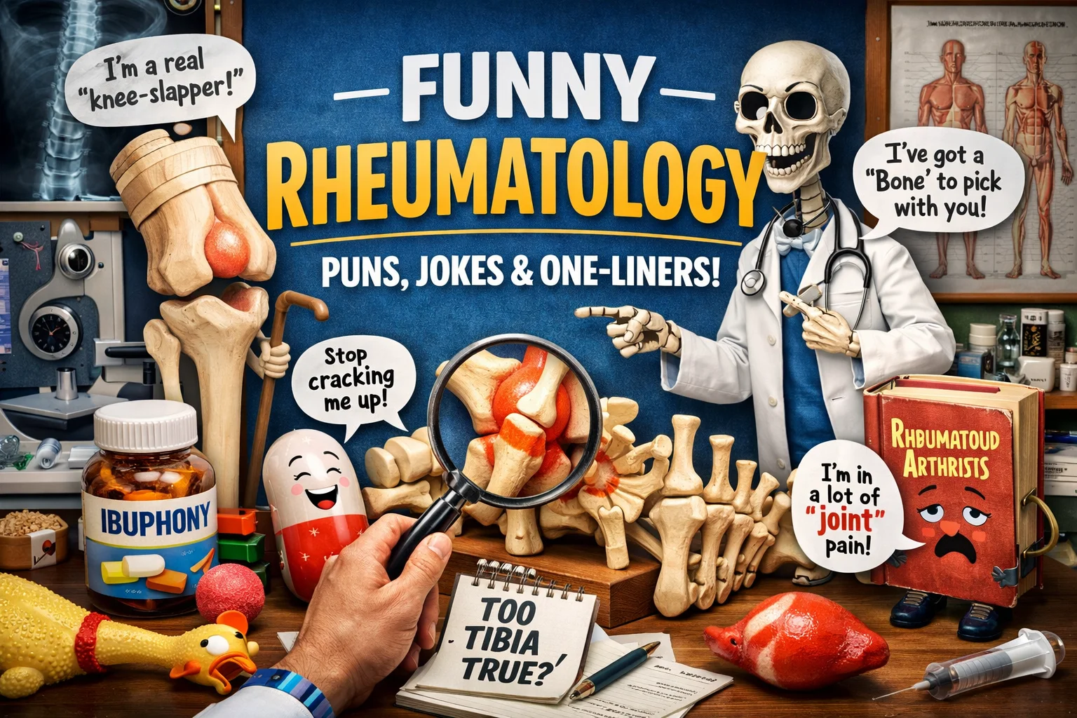 Funny Rheumatology Puns, Jokes & One-Liners