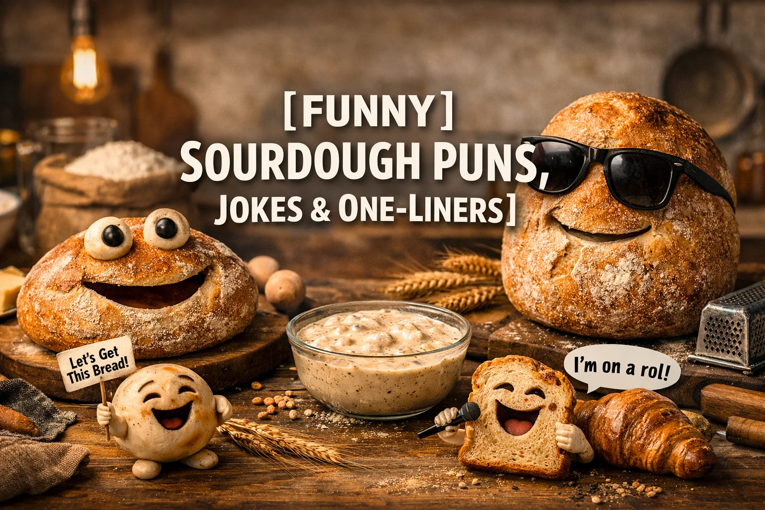 Funny Sourdough Puns, Jokes & One-Liners