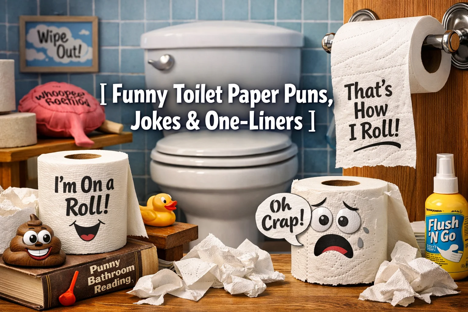 Funny Toilet Paper Puns, Jokes & One-Liners
