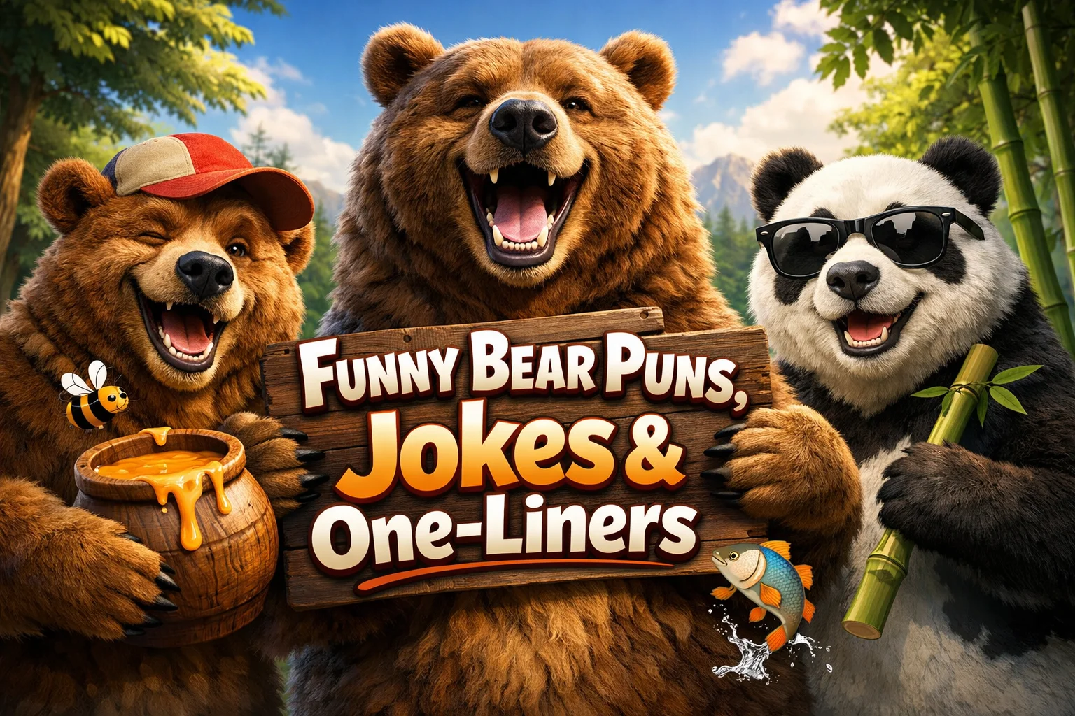 Funny Bear Puns, Jokes & One-Liners