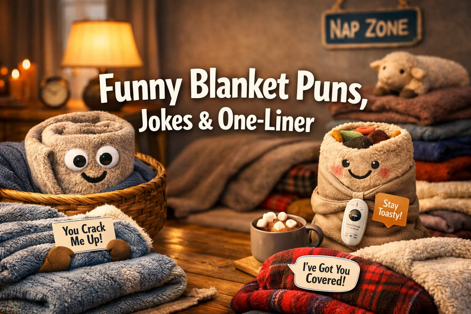 Funny Blanket Puns, Jokes & One-Liner