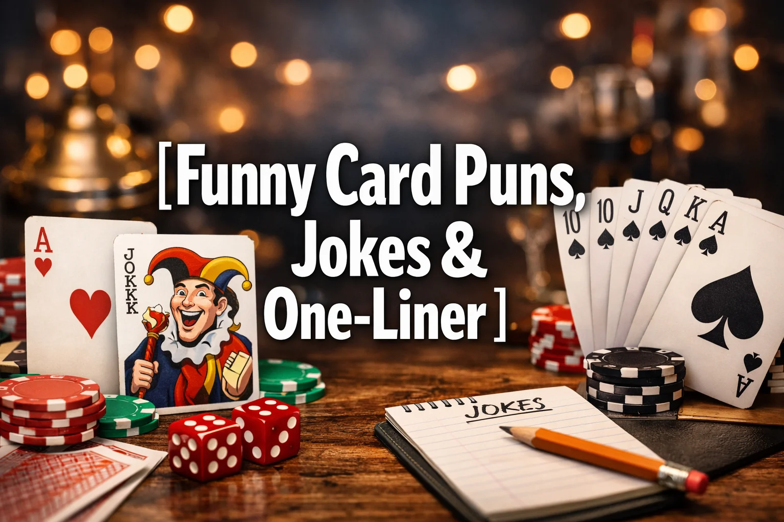 Funny Card Puns, Jokes & One-Liner