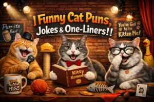 Funny Cat Puns, Jokes & One-Liners
