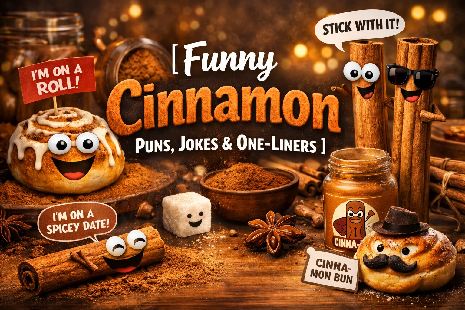 Funny Cinnamon Puns, Jokes & One-Liners
