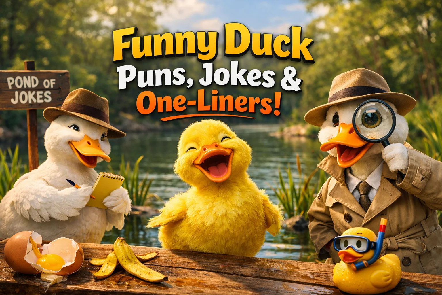 Funny Duck Puns, Jokes & One-Liners