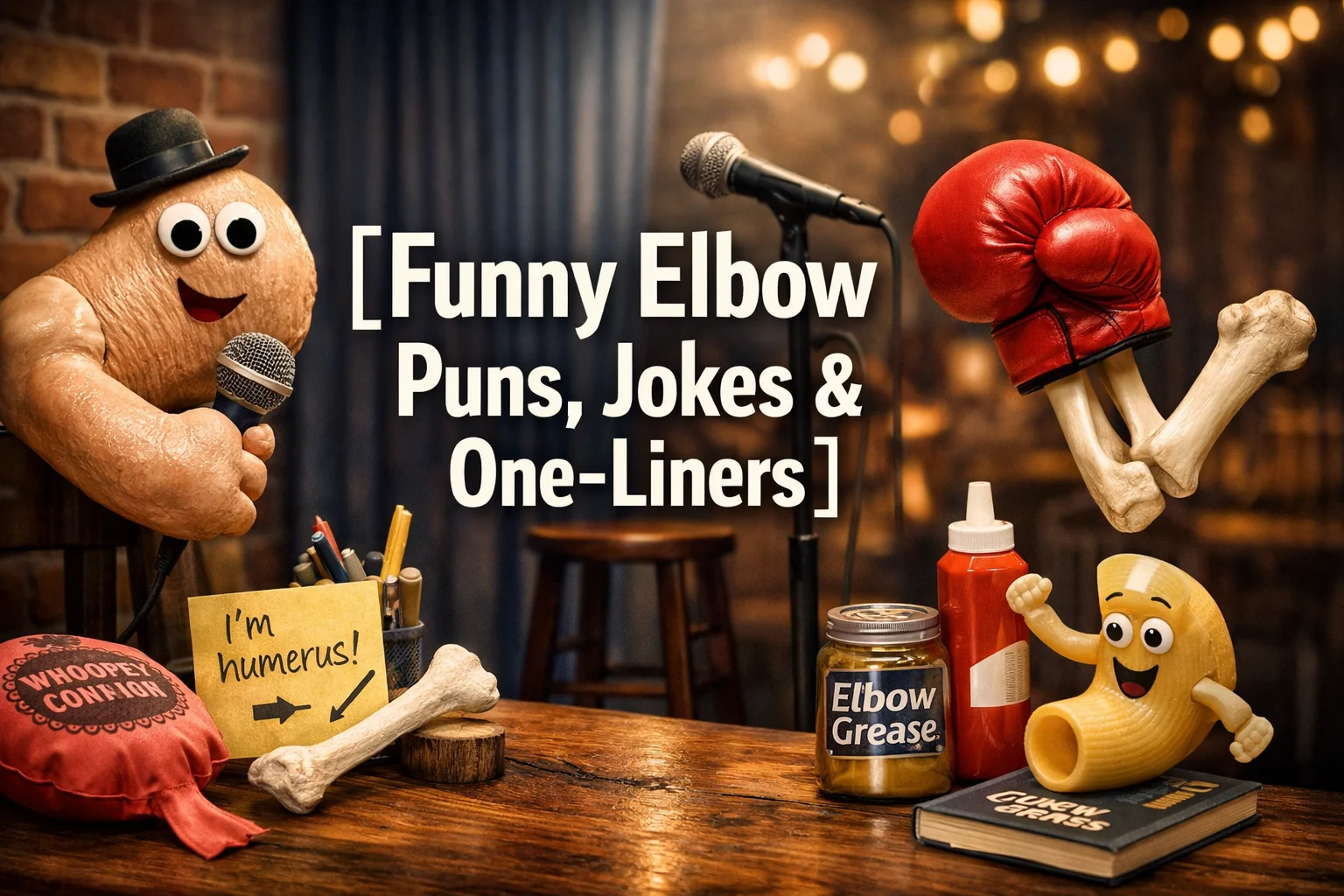 Funny Elbow Puns, Jokes & One-Liners