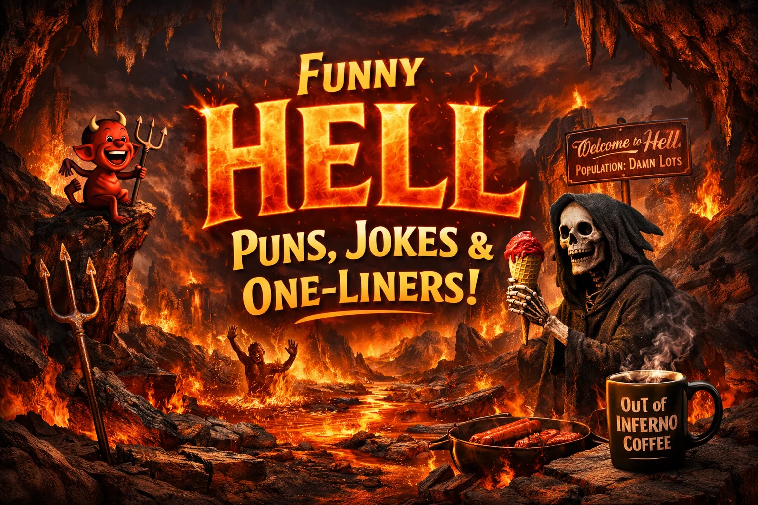 Funny Hell Puns, Jokes & One-Liners