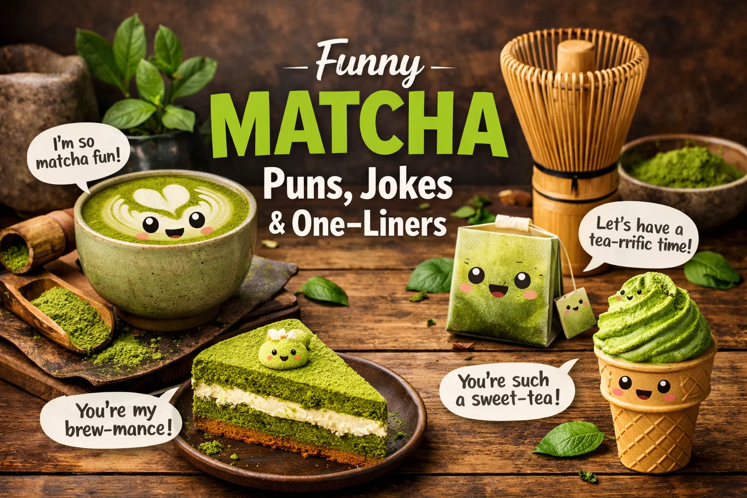 Funny Matcha Puns, Jokes & One-Liners