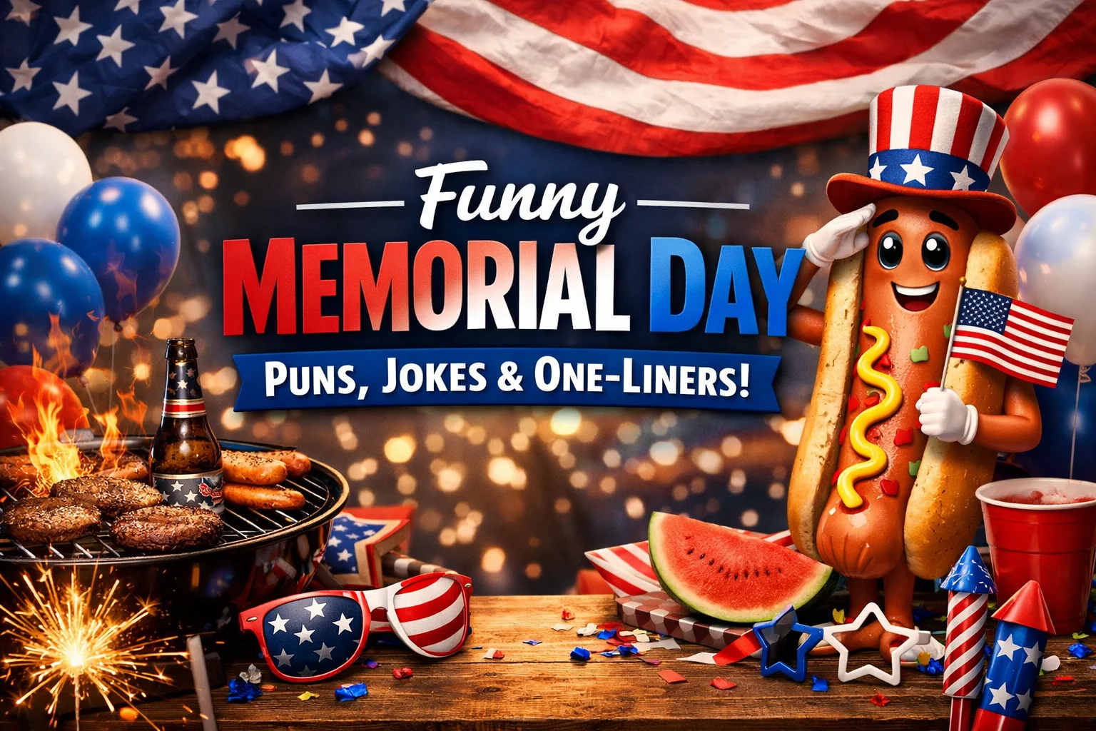 Funny Memorial Day Puns, Jokes & One-Liners