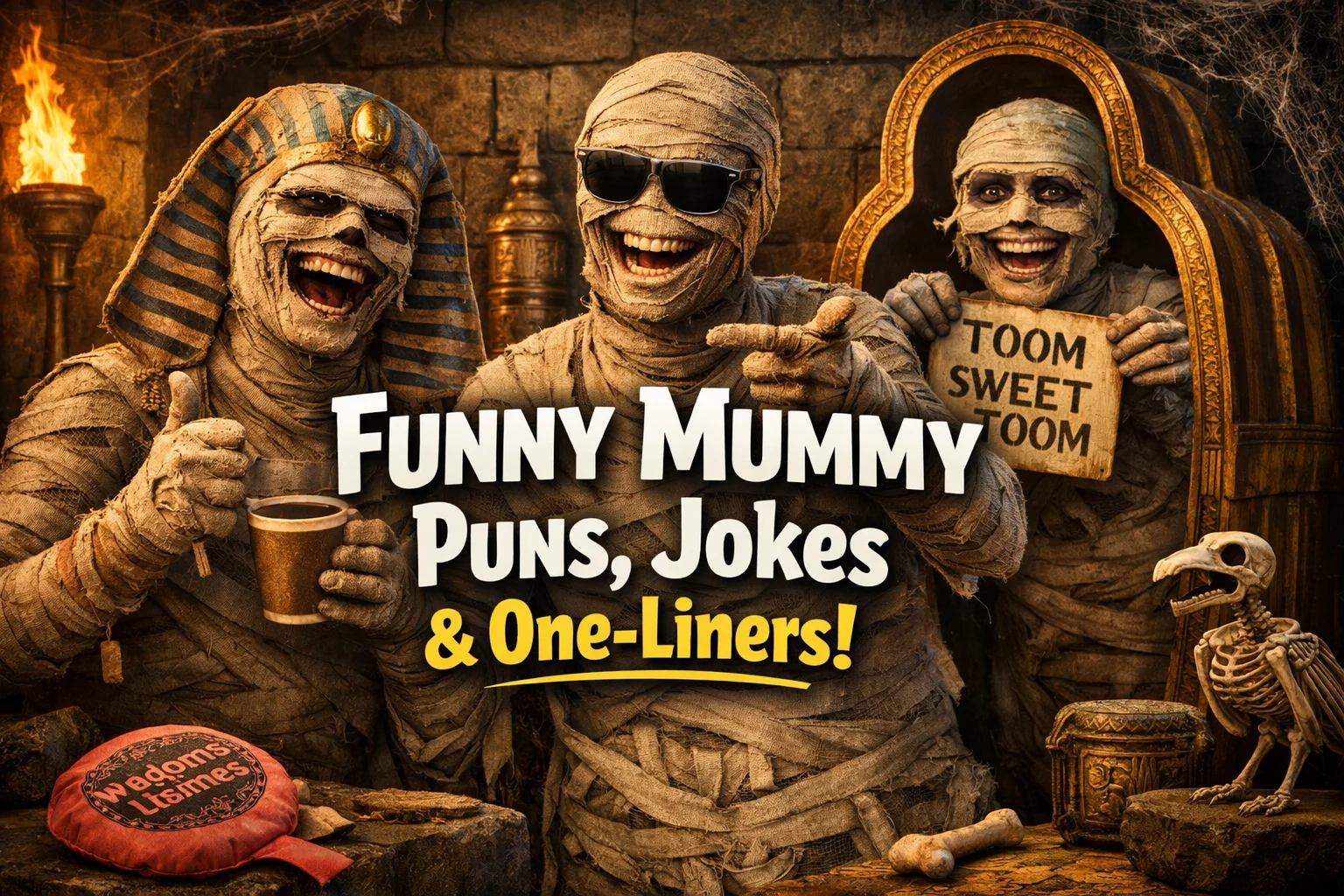 Funny Mummy Puns, Jokes & One-Liners