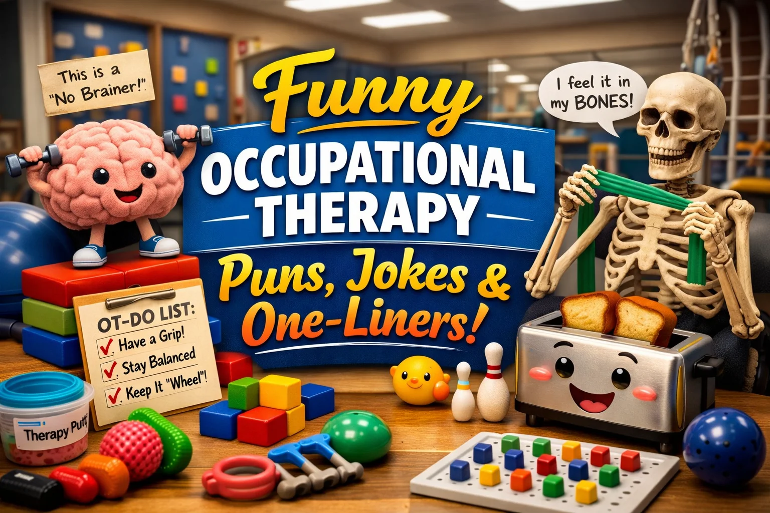 Funny Occupational Therapy Puns, Jokes & One-Liners