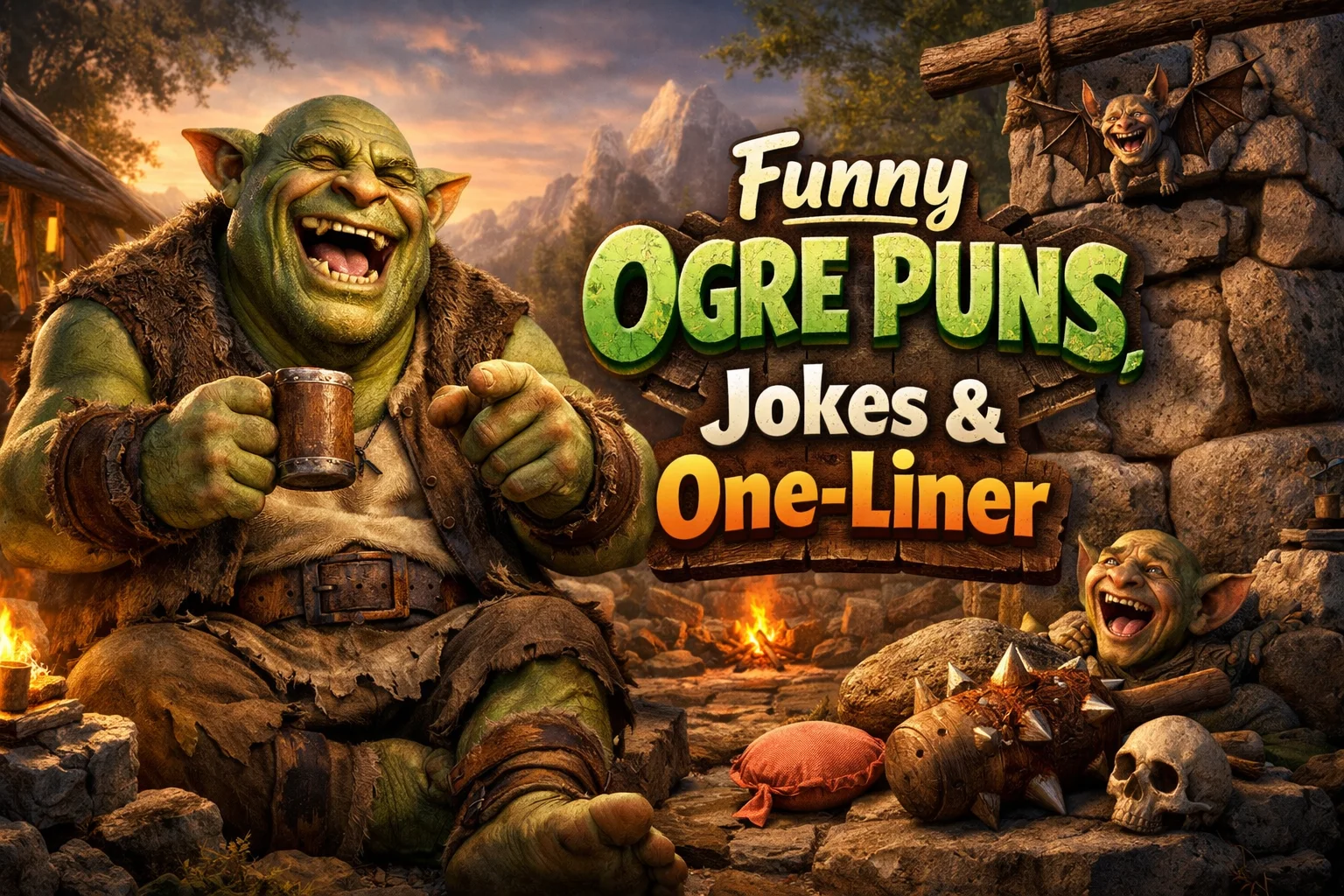Funny Ogre Puns, Jokes & One-Liner