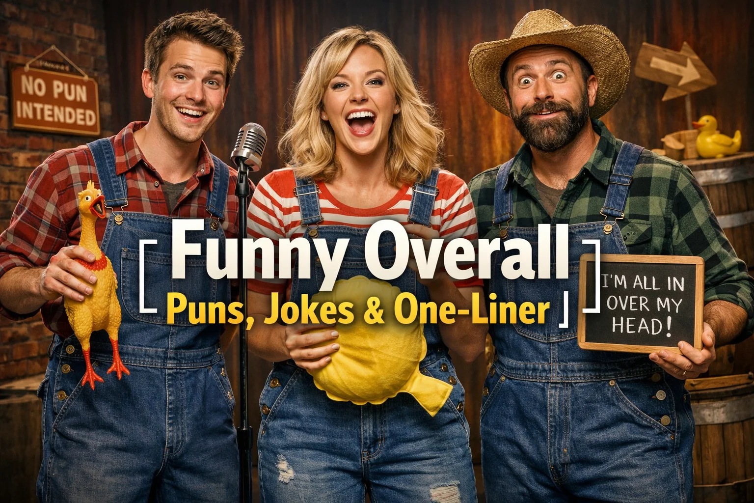 Funny Overall Puns, Jokes & One-Liner