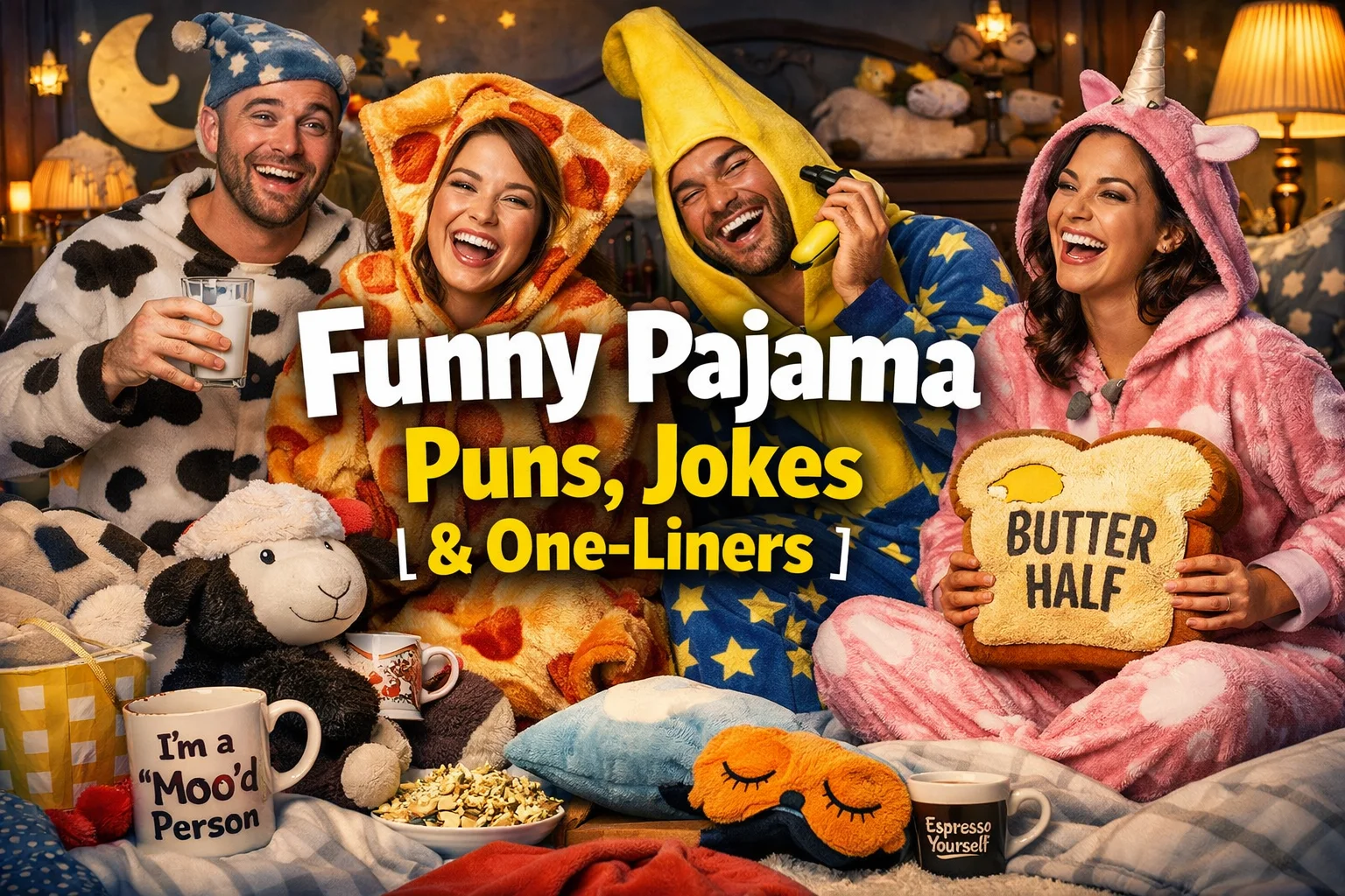 Funny Pajama Puns, Jokes & One-Liners