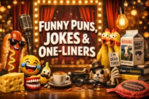 Funny Puns, Jokes & One-Liners