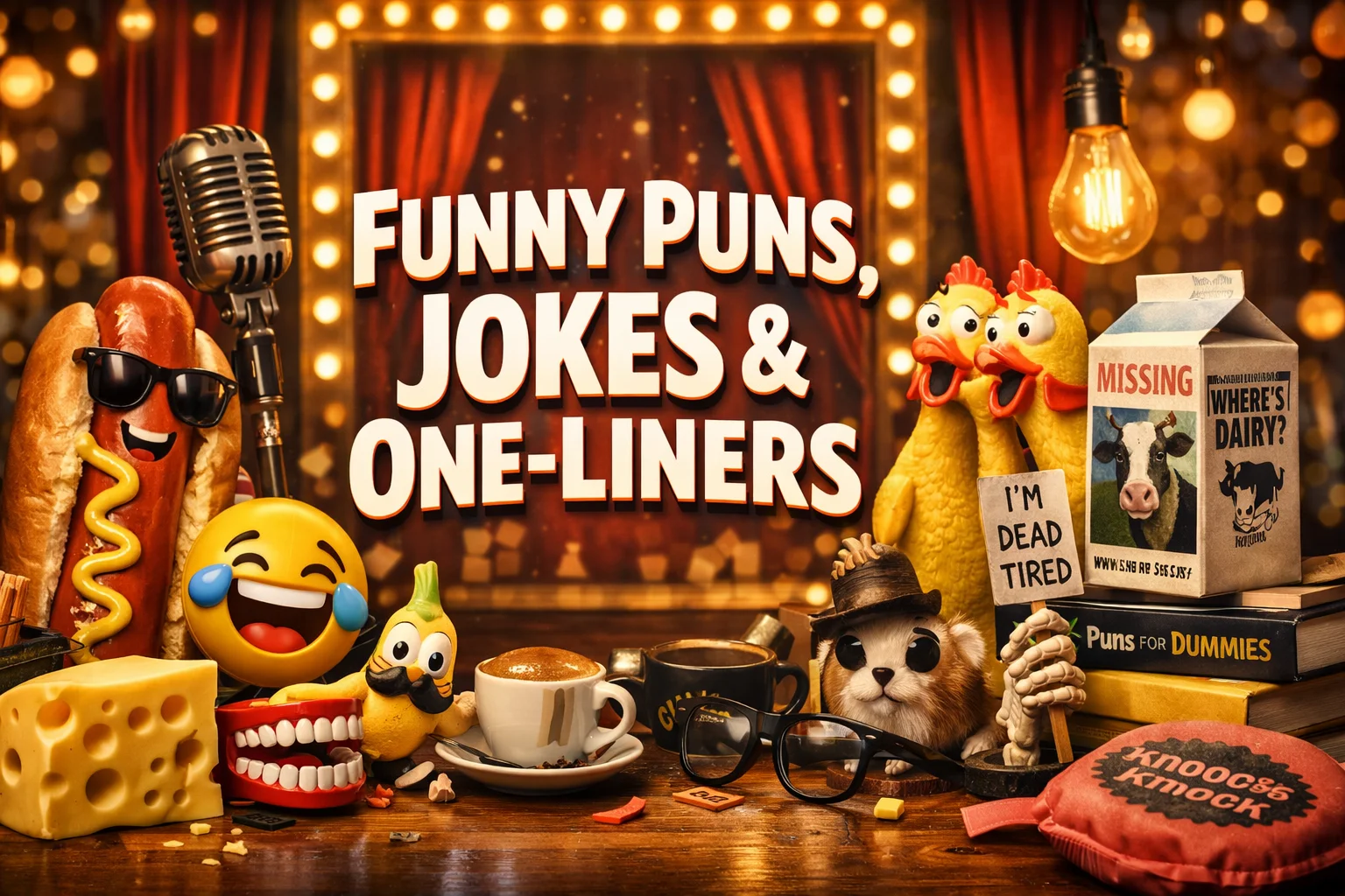 Funny Puns, Jokes & One-Liners