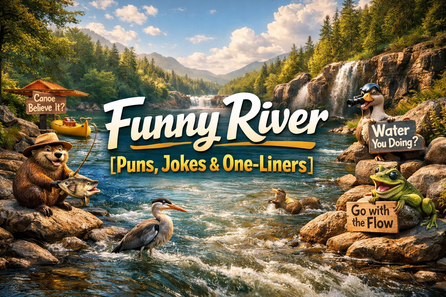 Funny River Puns, Jokes & One-Liners