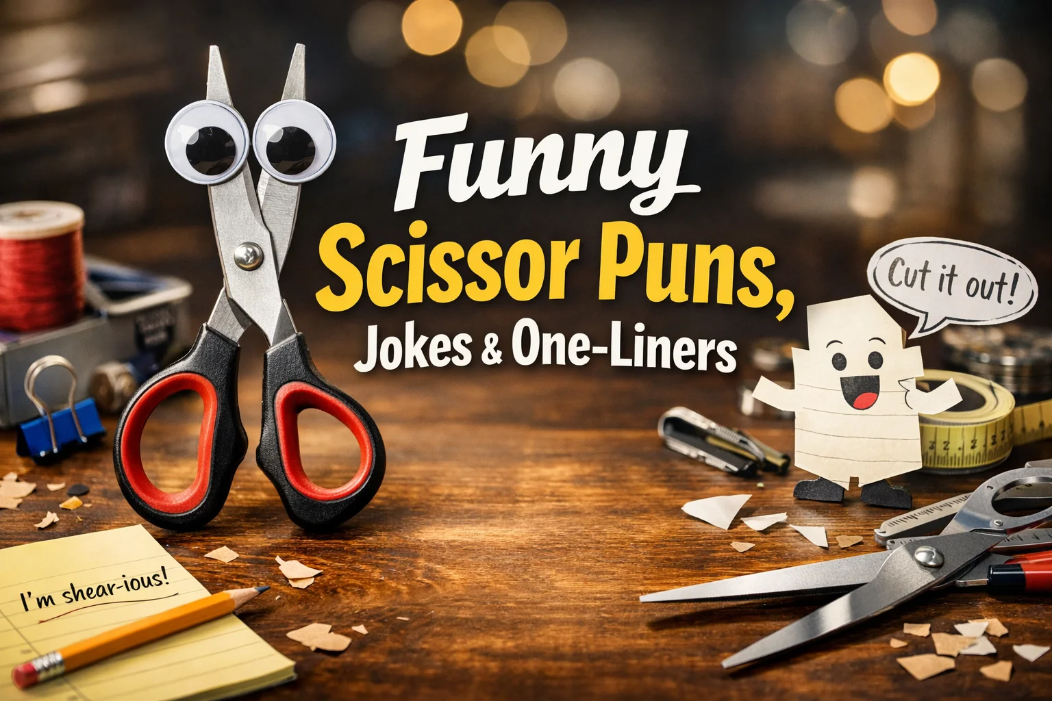 Funny Scissor Puns, Jokes & One-Liners