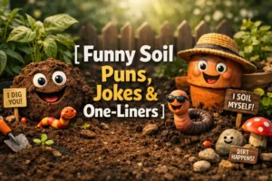 Funny Soil Puns, Jokes & One-Liners