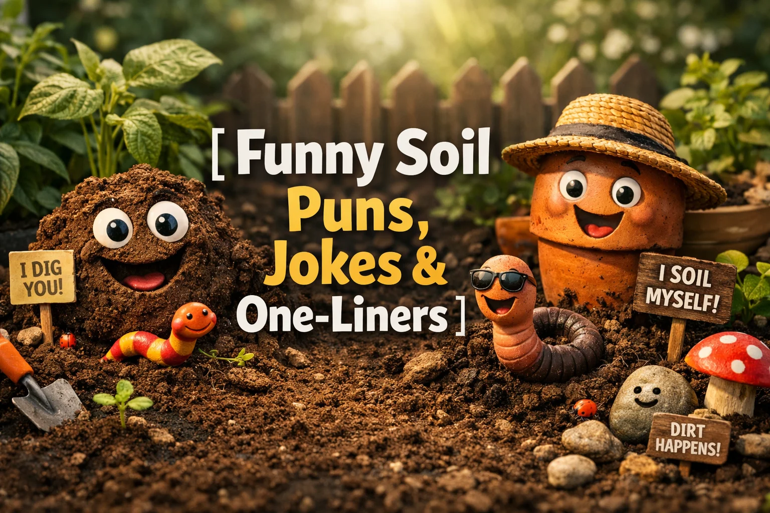 Funny Soil Puns, Jokes & One-Liners