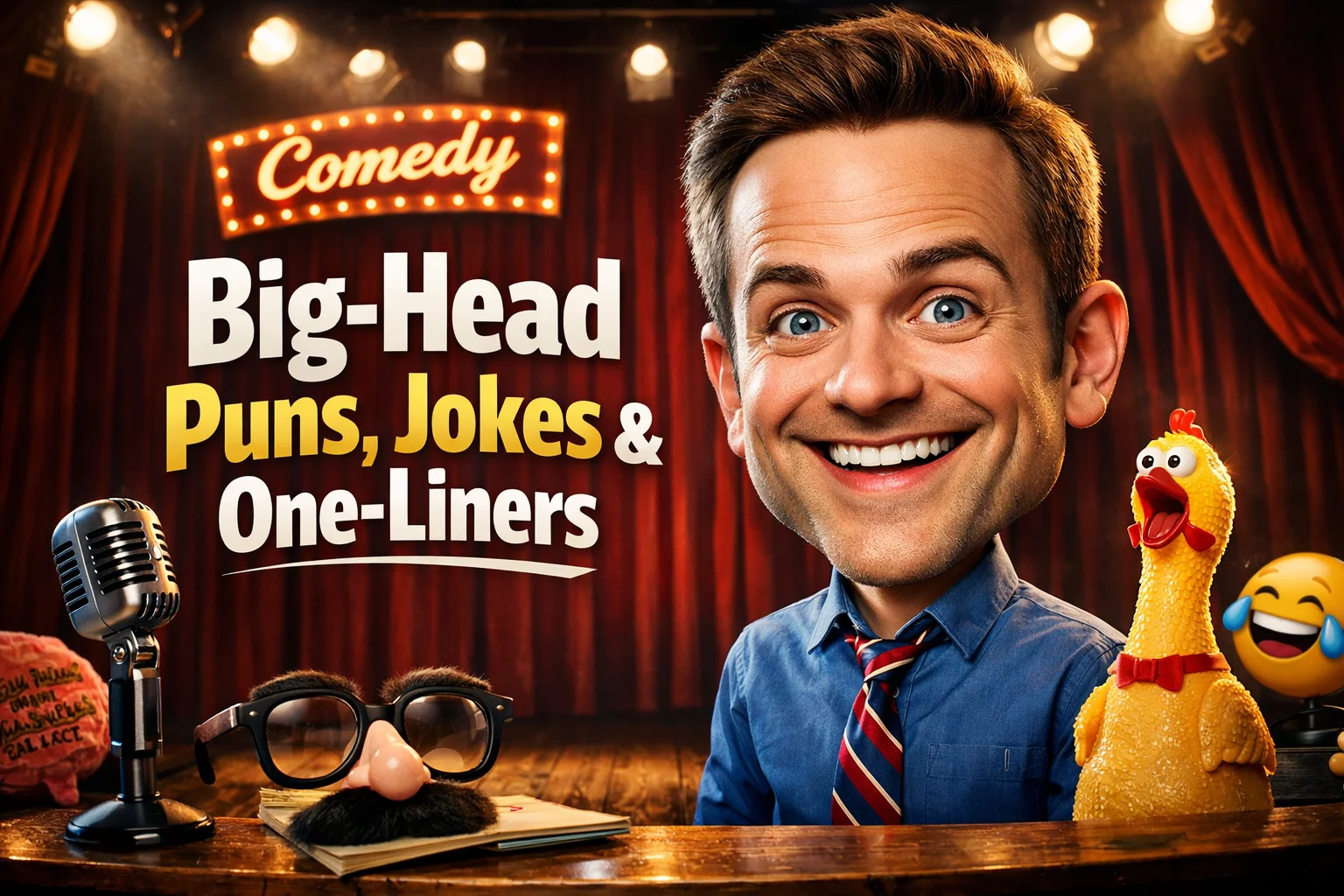 Big-Head Puns, Jokes & One-Liners