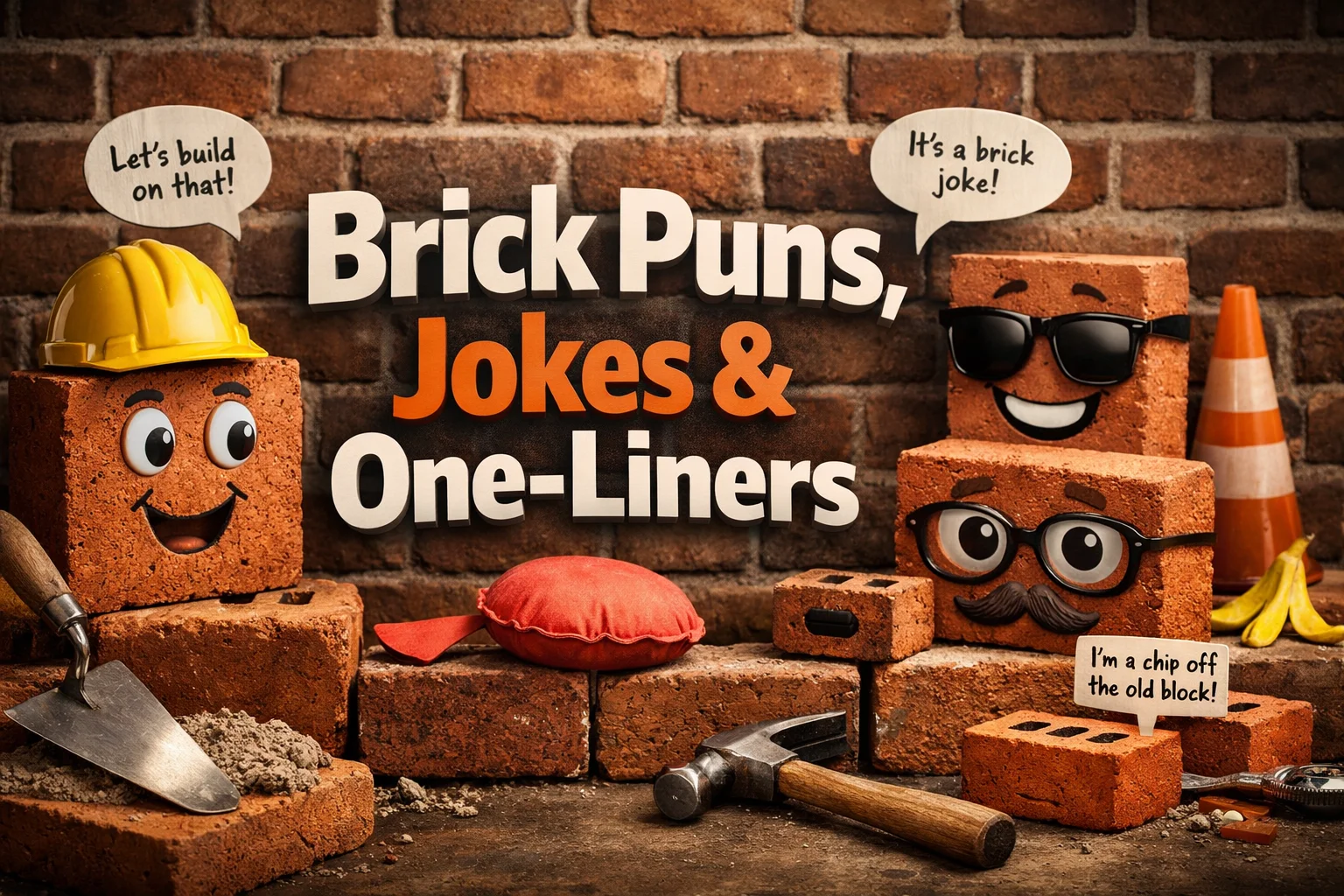 Brick Puns, Jokes & One-Liners