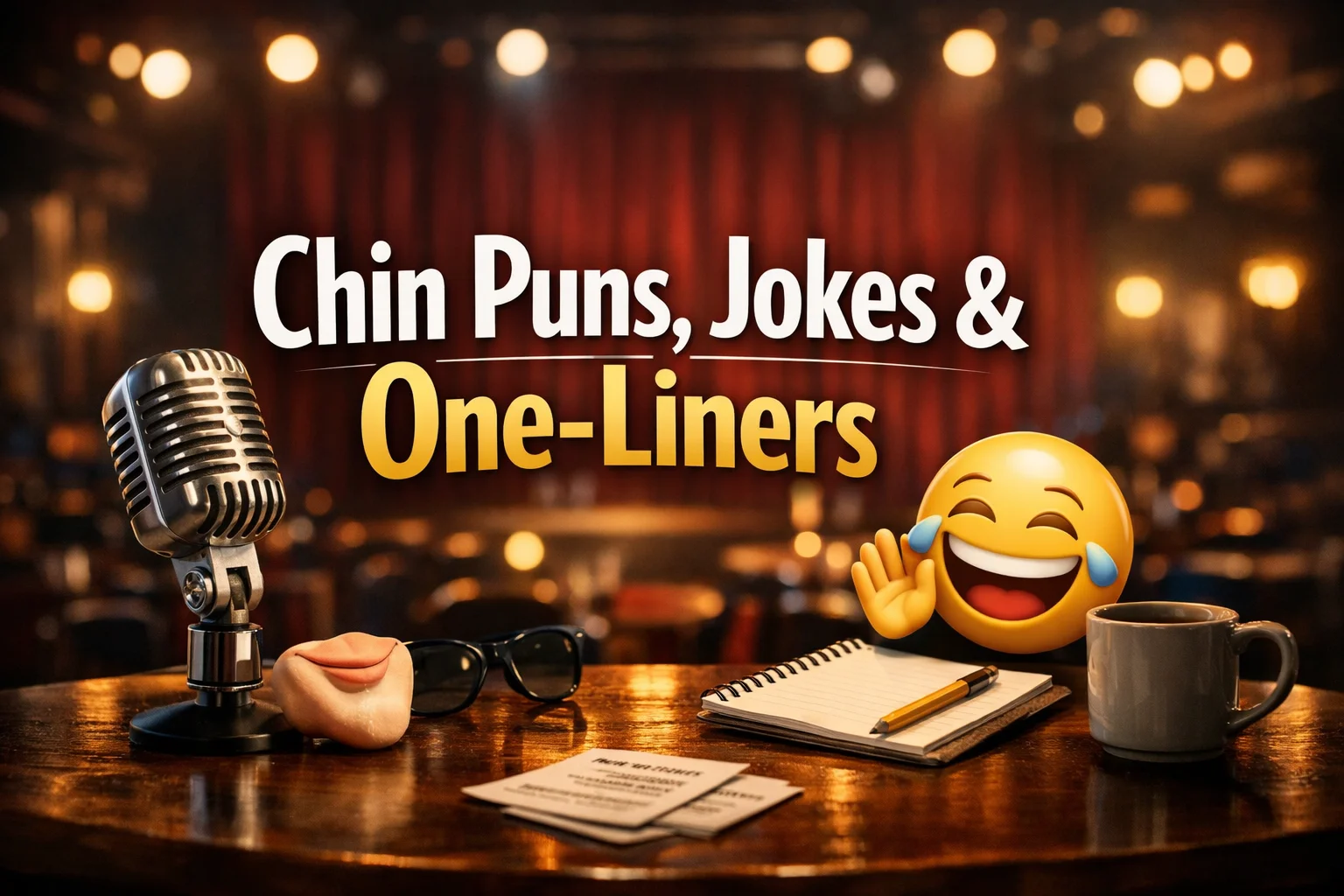 Chin Puns, Jokes & One-Liners