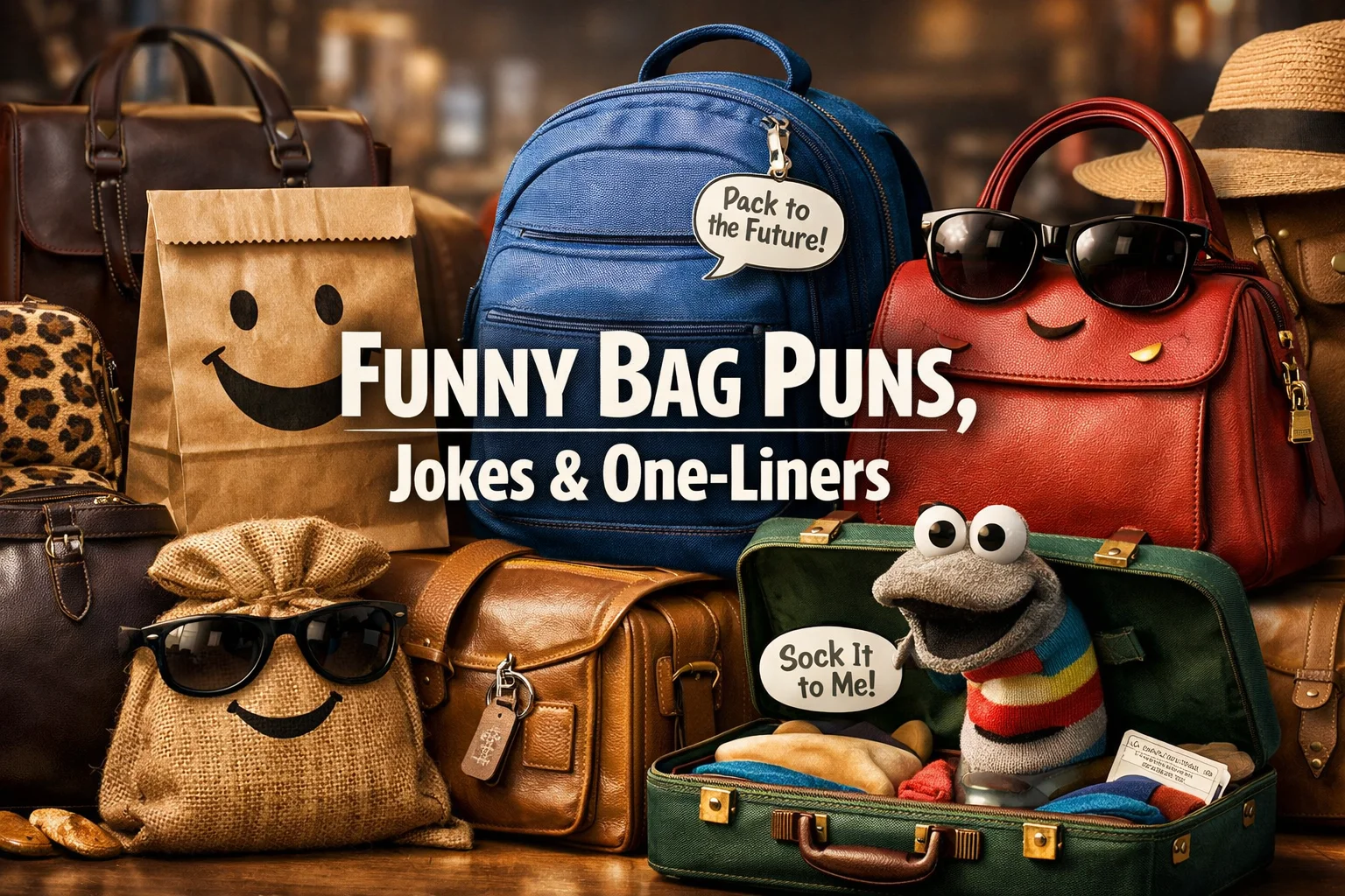 Funny Bag Puns, Jokes & One-Liners