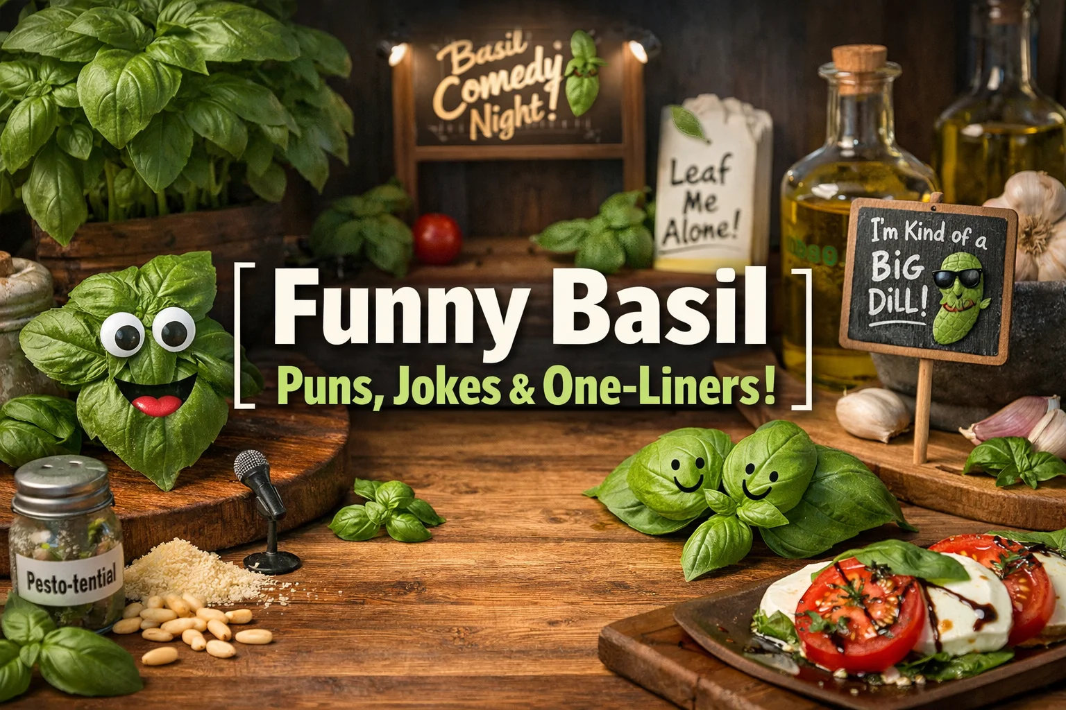 Funny Basil Puns, Jokes & One-Liners