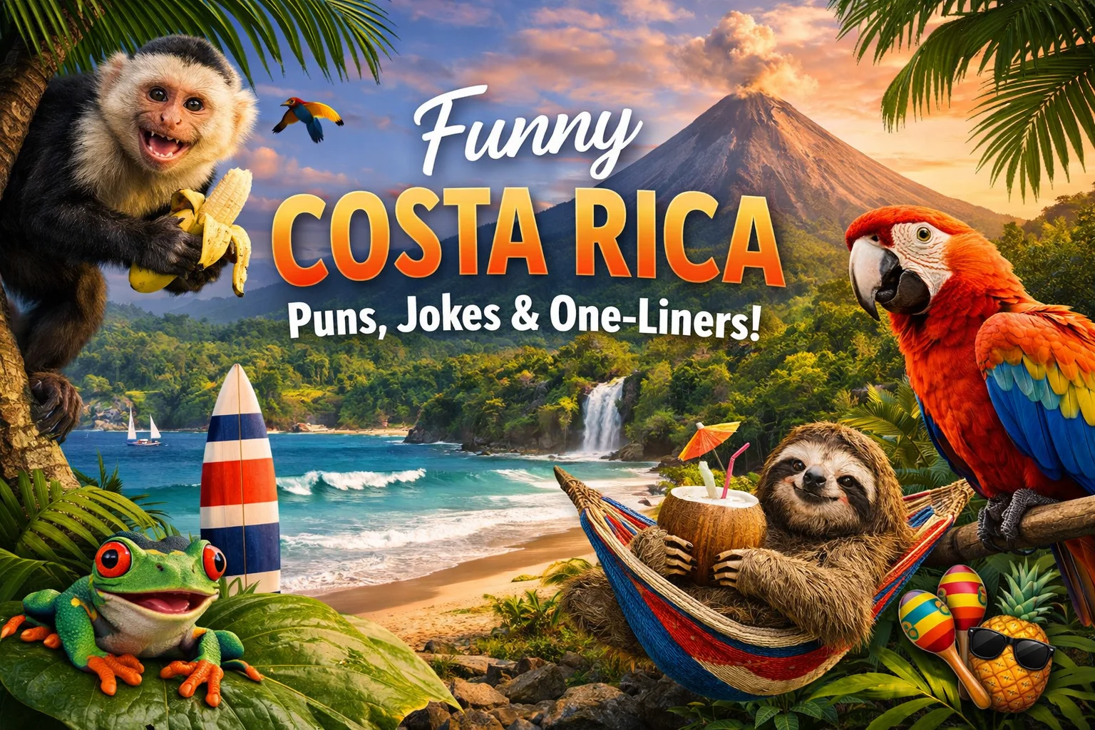 Funny Costa Rica Puns, Jokes & One-Liners