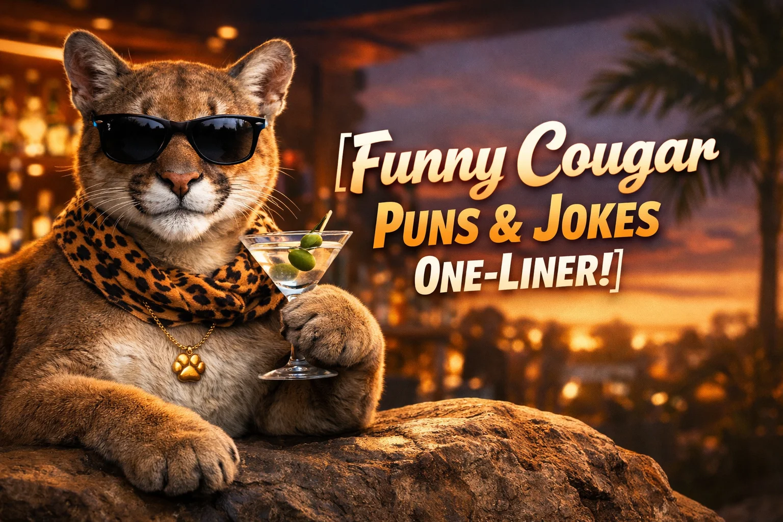 Funny Cougar Puns & Jokes One-Liner