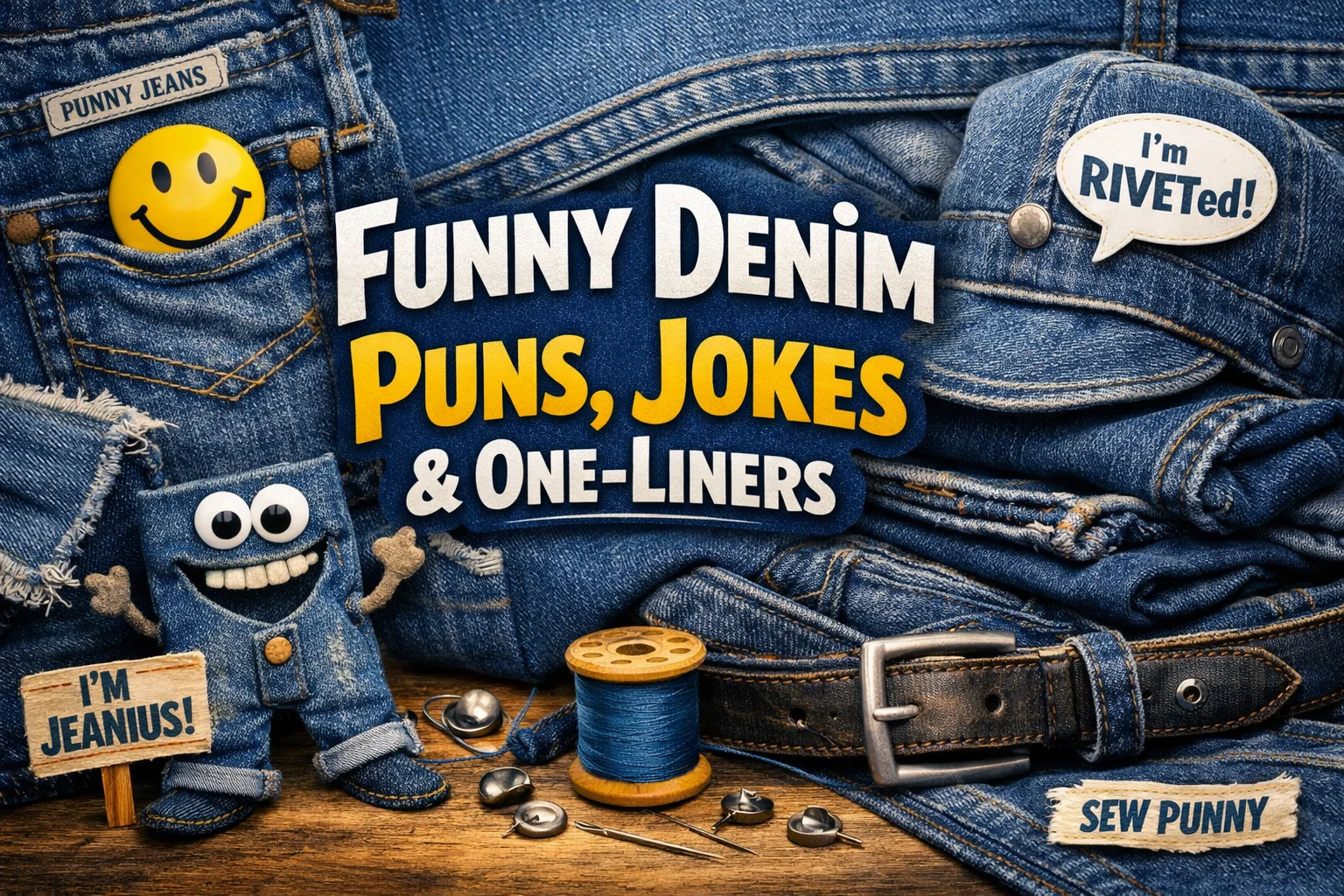 Funny Denim Puns, Jokes & One-Liners