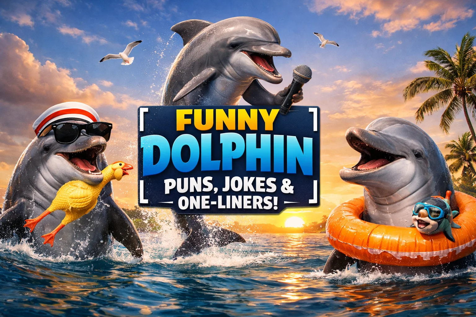 Funny Dolphin Puns, Jokes & One-Liners