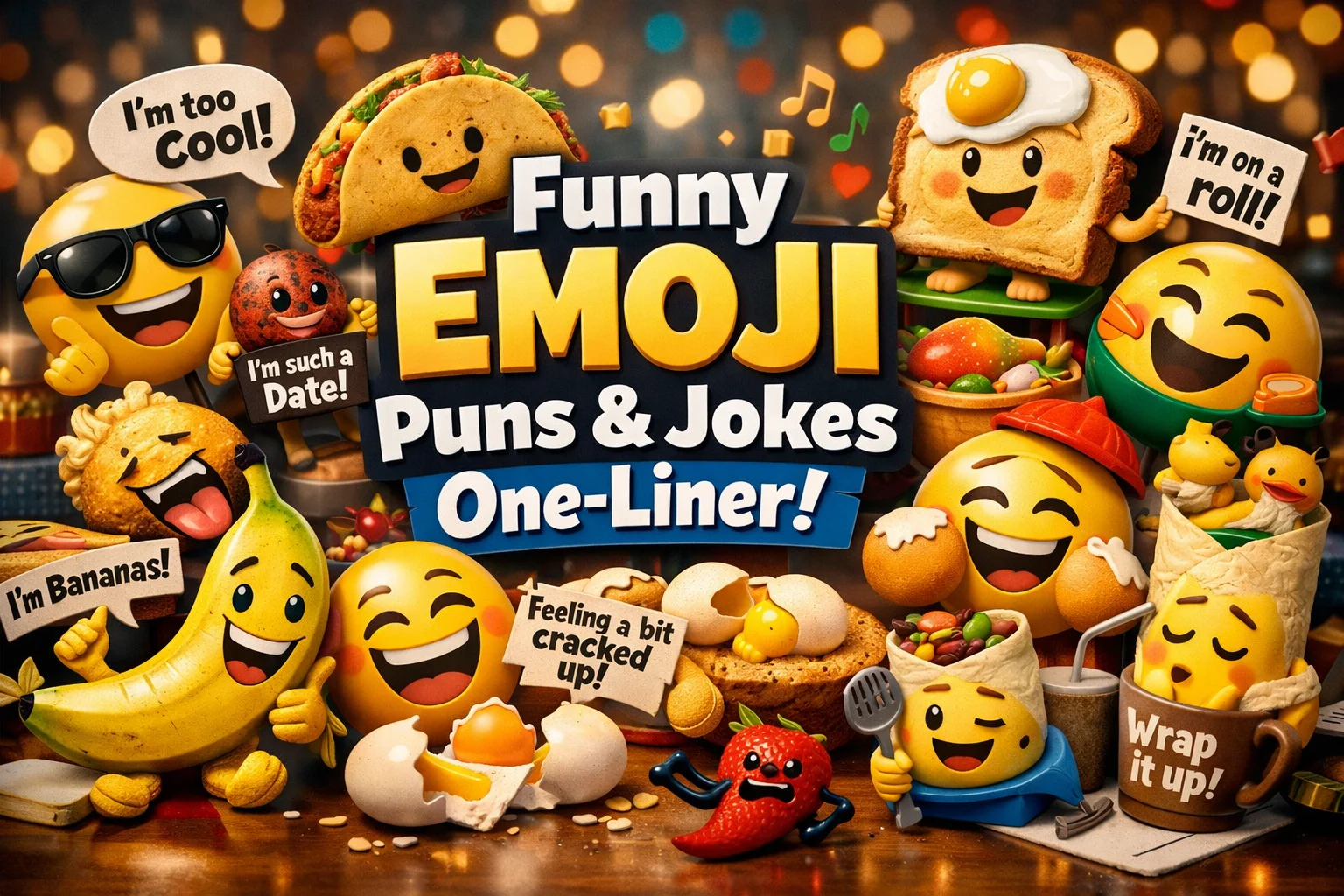 Funny Emoji Puns & Jokes One-Liner