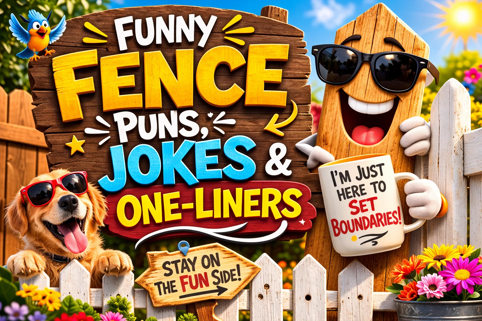 Funny Fence Puns, Jokes & One-Liners