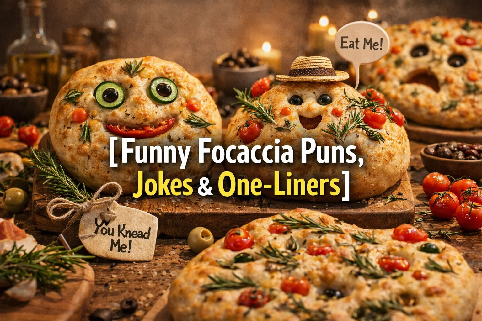 Funny Focaccia Puns, Jokes & One-Liners