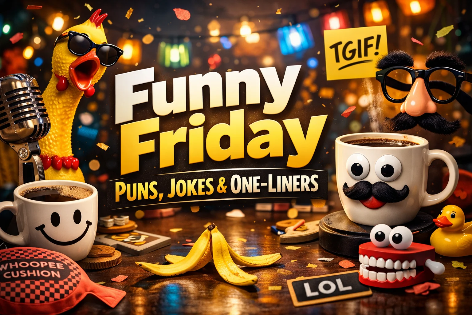 Funny Friday Puns, Jokes & One-Liners