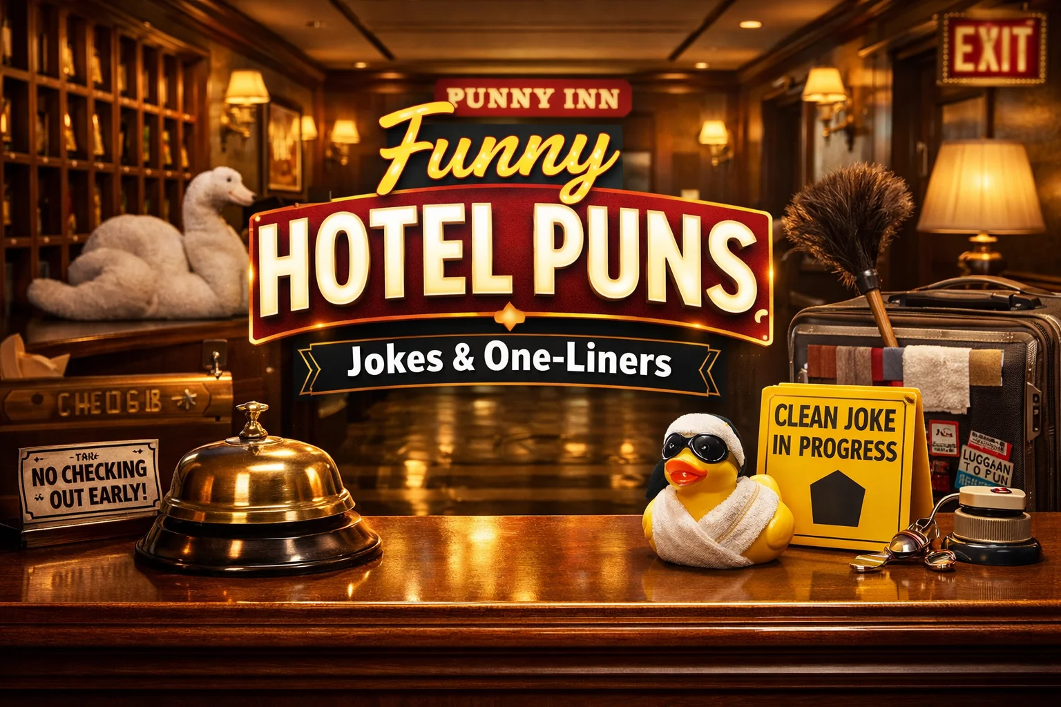 Funny Hotel Puns, Jokes & One-Liners