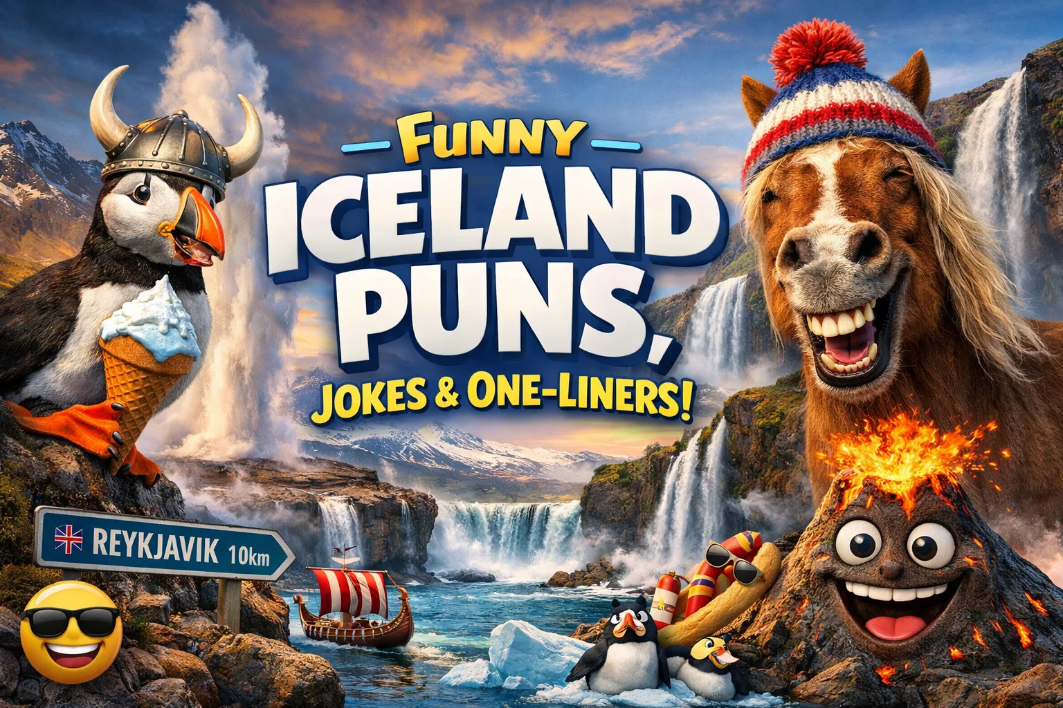 Funny Iceland Puns, Jokes & One-Liners