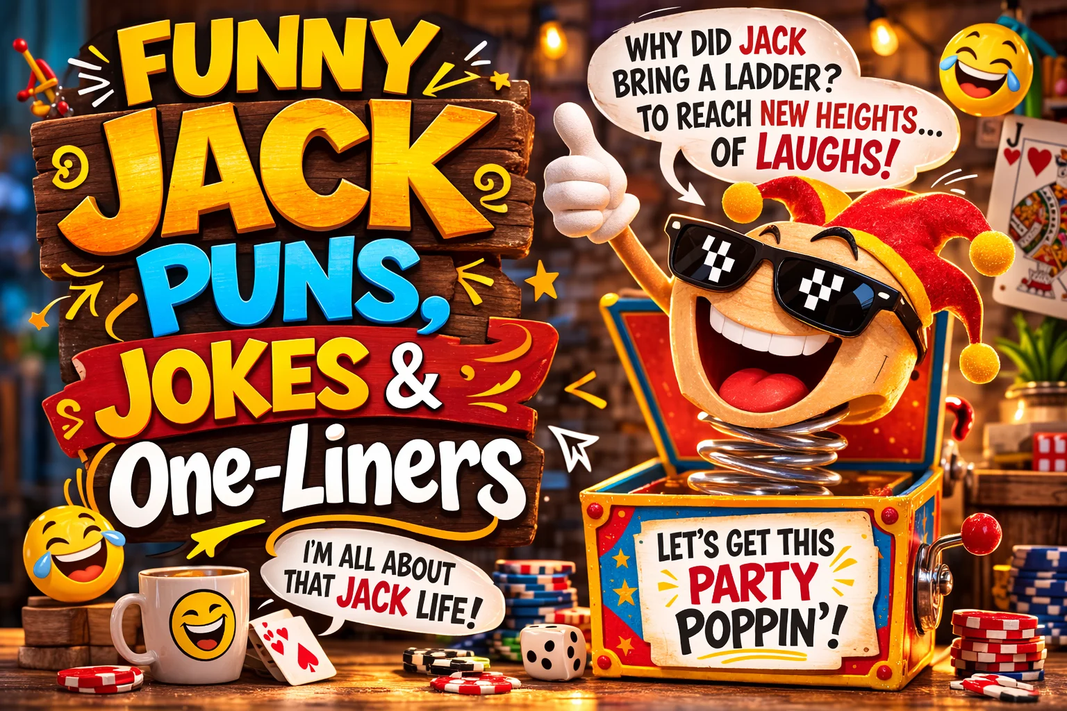 Funny Jack Puns, Jokes & One-Liners